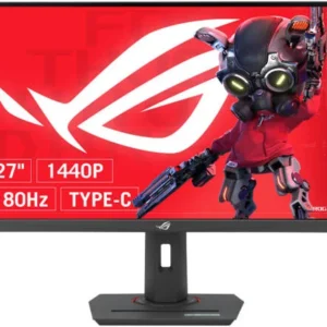 ASUS ROG Strix XG27ACS USB Type-C Gaming Monitor, 27″ WQHD Fast IPS Display, 180Hz Refresh Rate