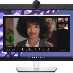 Dell P2424HEB Conferencing Monitor, 23.8″ FHD IPS Display, 60Hz Refresh Rate, 5ms (Fast GtG) Response Time