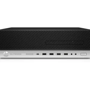 T1A HP EliteDesk 800 G3 Refurbished Intel® Core™ i5 i5-6500 16 GB DDR4-SDRAM 240 GB SSD Windows 10 Pro SFF PC Black, Silver