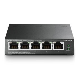 TP-Link TL-SG1005LP network switch Unmanaged Gigabit Ethernet (10/100/1000) Power over Ethernet (PoE) Black