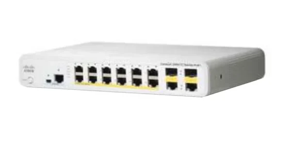 Cisco Catalyst Compact 2960C-12PC-L – SWwitch – 12 Ports – Managed – Desktop, Rack-Mountable, Wall-Mountable