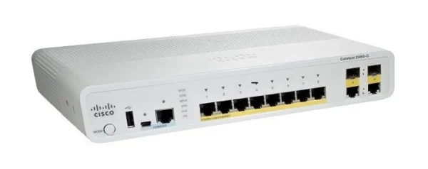 Cisco Catalyst Compact 2960CPD-8PT-L – Switch – 8 Ports – Managed – Desktop