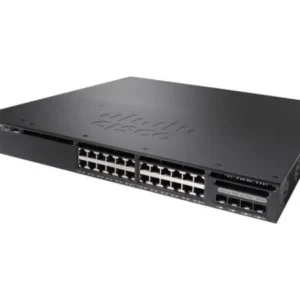 Cisco Catalyst WS-C3650-24PD-E network switch Managed L3 Gigabit Ethernet (10/100/1000) Power over Ethernet (PoE) 1U Black