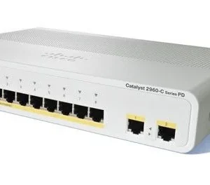 Cisco Catalyst 3560CX-8PC-S Network Switch, 8 Gigabit Ethernet (GbE) Ports