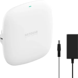 NETGEAR Wireless Access Point (WAX210PA) – WiFi 6 Dual-Band AX1800 Speed | 1 x 1G Ethernet PoE Port | Up to 128 Devices | 802.11ax | WPA3 | Compact Size | Up to 4 SSID Networks