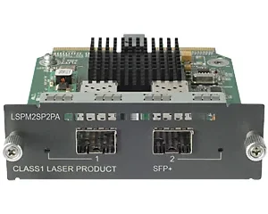 Hewlett Packard Enterprise FlexNetwork 5500/5120 2-port 10GbE SFP+ network switch module 10 Gigabit Ethernet