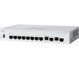 Cisco CBS350-8S-E-2G network switch Managed L3 Gigabit Ethernet (10/100/1000) 1U Black, Grey
