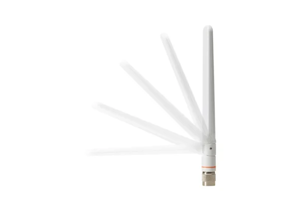 Cisco Aironet Dual-Band Omnidirectional Wi-Fi Antenna, 2 dBi (2.4 GHz)/4 dBi (5 GHz), 1 Port, Direct Mount, RP-TNC Connector, 1-Year Limited Hardware Warranty (AIR-ANT2524DW-RS=)