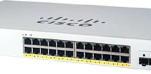 Cisco CBS220-24P-4G Managed L2 Gigabit Ethernet (10/100/1000) Power over Ethernet (PoE) 1U White