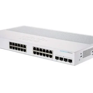 Cisco CBS350-24P-4X network switch Managed L2/L3 Gigabit Ethernet Silver