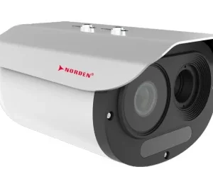 2MP IP Dual Sensor Temperature Detection Thermal Bullet Camera with 400×300 Thermal Resolution, 8/15/25/35/50 mm Fixed Thermal lens, 5 to 50mm Motorized Visible lens, PoE+, and 80m (Upgradable to 100m) IR Support