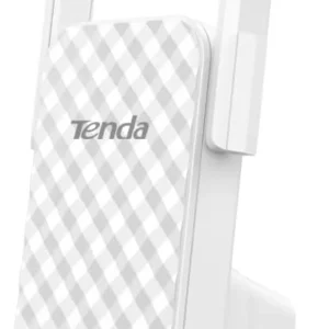 Tenda A9 N300 Universal Range Extender, Broadband/Wi-Fi Extender, Wi-Fi Booster/Hotspot, Plug and Play, UK Plug