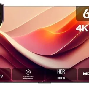 TCL 65-Inch 4K Ultra HD Smart LED TV with TCL Google TV, HDR10, Dolby Audio, Voice Control, Dynamic Color Enhancement, Metallic Bezel-less, Bluetooth & Wi-Fi Connectivity | (65P69B – 2024 Model)