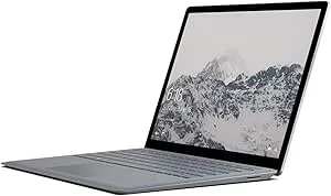 MICR0SOFT Surface Laptop | Intel Core i5 7th Generation | 8GB RAM 256GB SSD | 13.5 inches Touchscreen Intel HD Graphics 620 Win 10 Platinum | Charger For Microsoft Surface (Renewed)