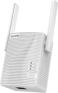 Tenda WiFi Extender (1200RPT) – Signal Booster Range Repeater, Coverage up to 1200 sq.ft. Your Home, 2.4 & 5GHz Dual Band WiFi Extender with Ethernet Port, Easy to Setup (A15)