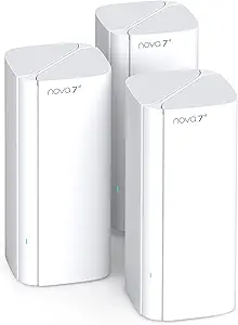 Tenda BE3600 Dual Band WiFi 7 Mesh WiFi System – 3*Full Gigabit Ports, Supports 160+ Devices, VPN, MLO, 4K QAM, Seamless Roaming, Internet Backhaul – ME3 Pro (3-Pack)