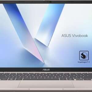 ASUS Vivobook 14 X1407QA-LY046W /Snapdragon X X126100 Purwa SE/16GB RAM/1TB SSD/14 inch WUXGA (1920x1200)/Windows 11 Home - Platinum Gold
