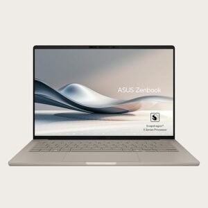 ASUS Zenbook 14 UX3407QA-QD180W /Snapdragon X X126100 Purwa SE/16GB RAM/1TB SSD/14 WUXGA (1920x1200) OLED/Windows 11 Home, Eng/Arb keyboard - Zabriskie Beige