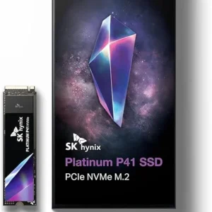 SK hynix Platinum P41 1TB PCIe NVMe Gen4 M.2 2280 Internal Gaming SSD, Up to 7,000MB/S, Compact M.2 Form Factor – Internal Solid State Drive with 176-Layer NAND Flash