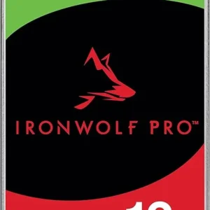 Seagate IronWolf Pro, 12 TB, Enterprise NAS Internal HDD –CMR 3.5 Inch, SATA 6 Gb/s, 7,200 RPM, 256 MB Cache for RAID Network Attached Storage (ST12000NT001)