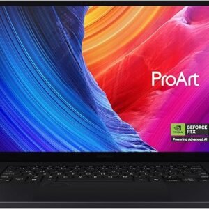 Asus ProArt P16 Laptop | AMD Ryzen AI 9 HX 370, NVIDIA RTX 5090 24GB, 64GB RAM, 4TB SSD, 16"4K OLED 120Hz Display, Win11, Black [H7606WX-SE004W]